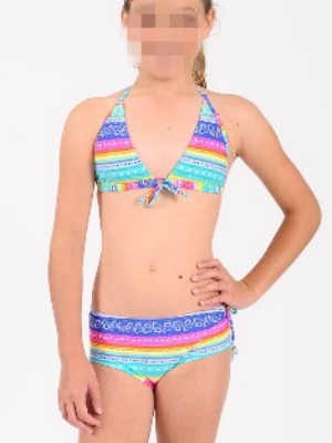Girl swimwear light color